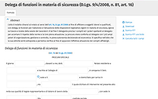 Contenuti operativi: Formule
